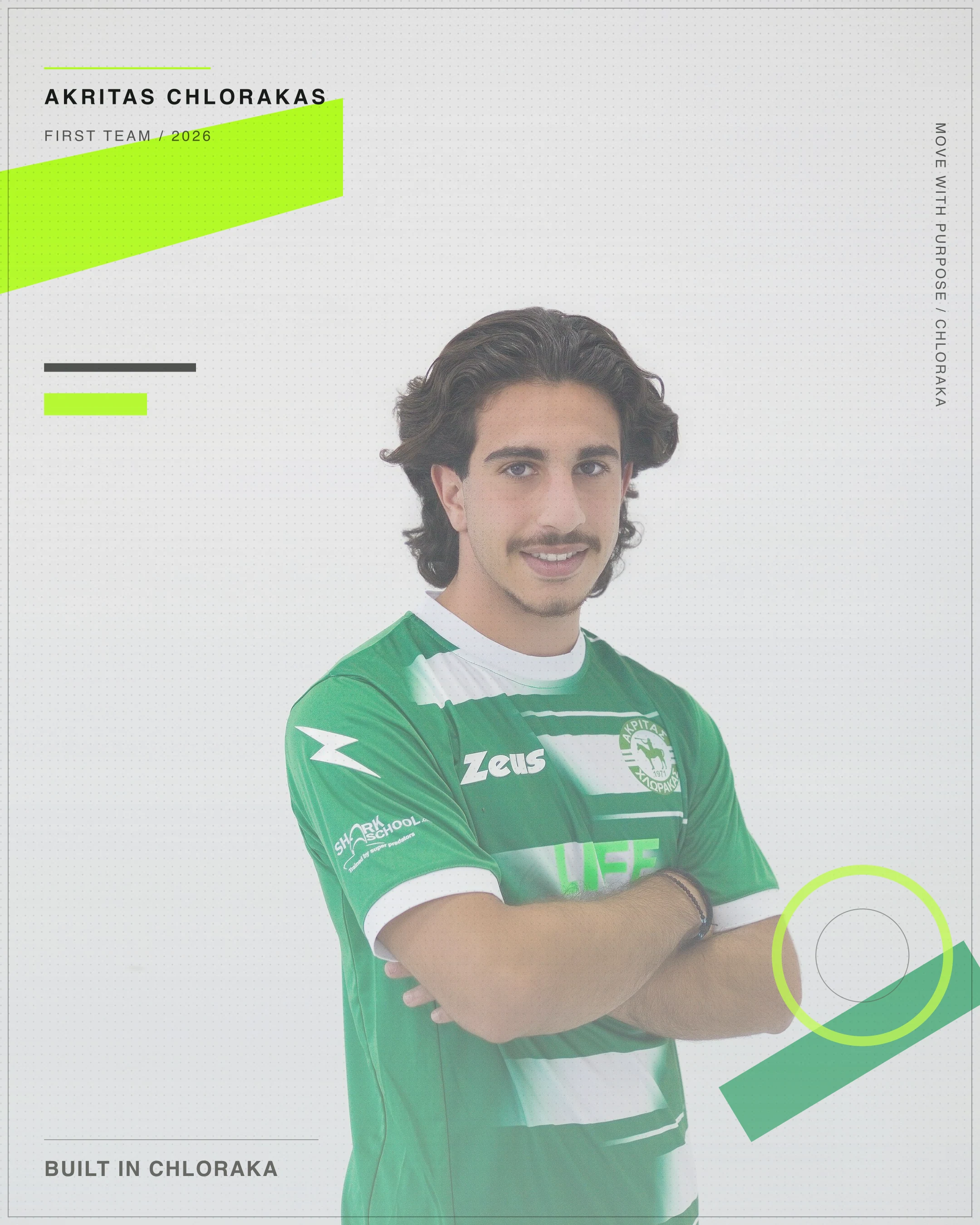 Savvas Christodoulou in official Akritas player hero artwork